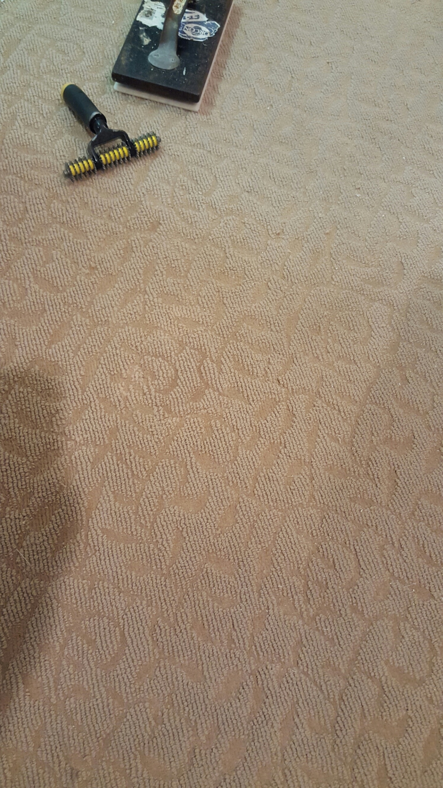 Repaired Pattern Match in Berber Carpeting in Margate NJ Carpet